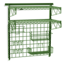 Steel Works SW1836GW-45P2 Track Shelving Kit Galvanized Steel