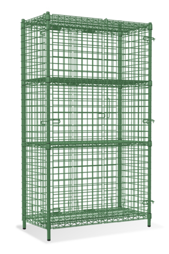 Steel Works SWSC2448G Security Cage 24x48-Inch Galvanized Steel