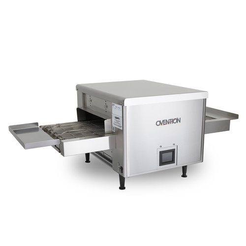 Ovention F1400 Ventless Electric Countertop Infrared Conveyor Finishing Oven 18.5 Inch Chamber 14 Inch Belt Cheese Melter