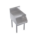 Krowne Metal Corporation KR24-18BF Royal Series Underbar Blender Station 18W x 24D Stainless Steel NSF