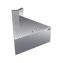 Krowne Metal Corporation KR24-DFC45 Royal Series Underbar Corner Angle Filler 45 Degree 24 Inch Stainless Steel