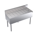 Krowne Metal Corporation KR19-GS48 Royal Series Underbar Drainboard 48W x 19D Stainless Steel NSF