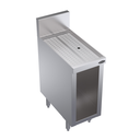 Krowne Metal Corporation KR24-S12 Royal Series Underbar Drainboard Open Cabinet Base 12W x 24D Stainless Steel