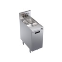 Krowne Metal Corporation KR24-SD12C Royal Series Underbar Hand Sink Unit 12W x 24D Stainless Steel NSF