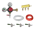 Krowne Metal Corporation BEERKIT3 Draft Beer Kit for 3 Faucets with CO2 Tank and Keg Taps