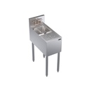 Krowne Metal Corporation KR24-MS12 Royal Series Underbar Speed Unit with Sink Bowl and Faucet NSF Certified