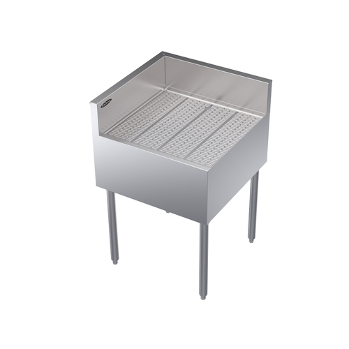 Krowne Metal Corporation KR24-C24L Royal Series Underbar Corner Drainboard 24W x 24D x 36-1/2H NSF
