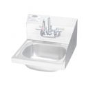 Krowne Metal Corporation FG-R2 Factory Installed 15 Inch Side Splash Right Side Hand Sink Sealed Silicone