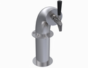 Krowne Metal Corporation KSH-1S Krowne Single Faucet Snakehead Tower Glycol Cooled Brushed Stainless Steel Finish