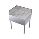 Krowne Metal Corporation KR24-C30L Royal Series Underbar Corner Drainboard 30W x 24D x 36-1/2H NSF