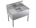 Krowne Metal Corporation KR24-31C Royal Series Underbar Sink Unit 36W x 24D One Compartment NSF Certified