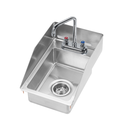 Krowne Metal Corporation HS-1225 Drop-In Hand Sink 12W x 18D x 10-1/2H Stainless Steel NSF Compliant