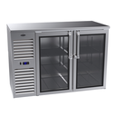Krowne Metal Corporation NS52 Narrow Door Refrigerated Back Bar Storage Cabinet 52W x 24D Stainless Steel