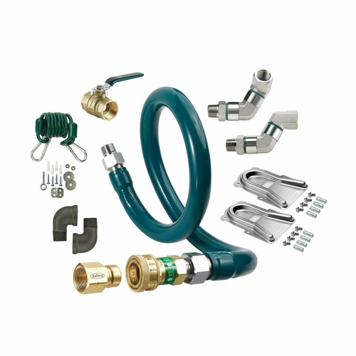 Krowne Metal Corporation M10024K12 Royal Series Moveable Gas Connection Kit 1 I D 24 long stainless steel tubing