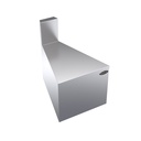 Krowne Metal Corporation KR24-F30 Royal Series Underbar Corner Angle Filler 30 Degree 24 Inch Stainless Steel