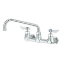 Krowne Metal Corporation DX-810 Krowne Diamond Series Faucet wall-mounted 8 inch centers 10 inch swing spout low lead compliant