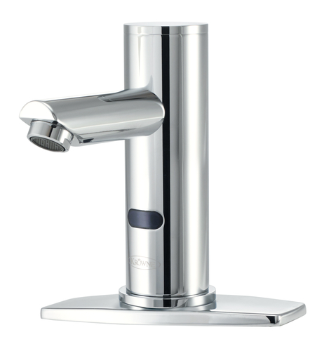 Krowne Metal Corporation 16-654P Royal Series Electronic Faucet Deck Mount Infrared Sensor Polished Chrome Finish