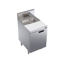 Krowne Metal Corporation KR24-MC18-C Royal Series Underbar Speed Station with Cabinet Base and Locking Door