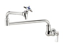 Krowne Metal Corporation 16-181L Royal Series Pot Filler Faucet Wall Mount 18 Inch Spout Low Lead Compliant