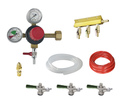 Krowne Metal Corporation NITROKIT3 Nitro Beer Kit for 3 Faucets with CO2 Tank and Keg Taps