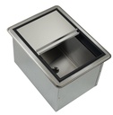 Krowne Metal Corporation D278-7 Ice Bin Drop-In 7-Circuit Cold Plate 20W x 15D 50 lbs Capacity Stainless Steel