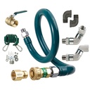 Krowne Metal Corporation M5048K10 Royal Series Moveable Gas Connection Kit 1/2 I D 48 long stainless steel tubing