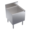 Krowne Metal Corporation KR24-24DP-10 Royal Series Underbar Ice Bin Cocktail Unit 24W x 24D 121lb Capacity