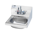 Krowne Metal Corporation HS-2-RS Hand Sink Wall Mount Stainless Steel 17-1/4W x 15-1/4D x 13-3/8H NSF
