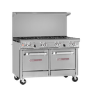 Southbend 4481EE Ultimate Restaurant Range Gas 48" 8 Non-Clog Burners 2 Space Saver Ovens Stainless Steel 354000 BTU