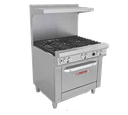 Southbend 4361A QUICK SHIP Ultimate Restaurant Range Gas 36 Inch 6 Burners Convection Oven Stainless Steel
