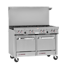 Southbend S48DC-2GL S-Series Restaurant Range Gas 48" 4 Burners 24" Griddle Manual Controls Oven Cabinet Base