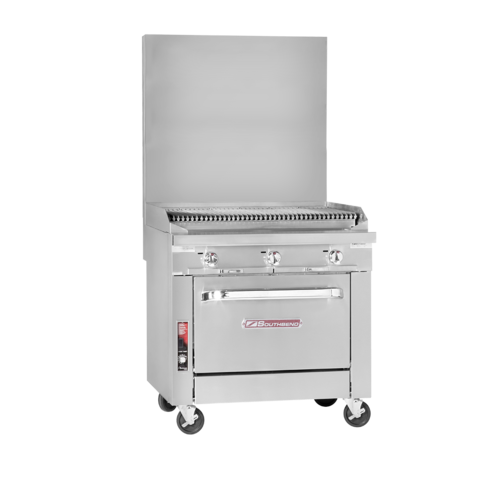 Southbend P12C-C Platinum Heavy Duty Range Gas 12" Charbroiler Cast Iron Grates Stainless Steel Radiants Manual Controls