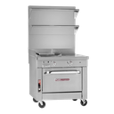 Southbend P36D-BBG Platinum Heavy Duty Range Gas 36" 4 Burners 12" Griddle Manual Controls Standard Oven Stainless Steel
