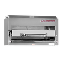 Southbend P48-RAD Platinum Compact Radiant Broiler Gas 48 Inch Riser Mount 6 Burners 5 Rack Positions Stainless Steel