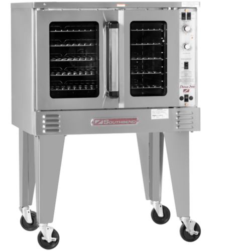 Southbend PCG50B/SI Platinum Single Convection Oven Gas 50000 BTUs Bakery Depth Standard Controls Independent Doors