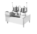 Cleveland Range SD1800K2020 Kettle Cabinet Assembly Direct Steam 70 Inch W Cabinet Base Two 20 Gallon Kettles Stainless Steel