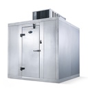 Amerikooler QC081077FBSC Indoor Quick Ship Walk-in Cooler 7ft10in W x 9ft9in L x 7ft7in H with Aluminum Floor and R-29 Insulation