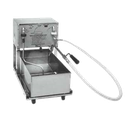 Pitco RP18 Fryer Filter Mobile 75 lb Oil Capacity Stainless Steel Low Profile Design with Pump and Hose Assembly