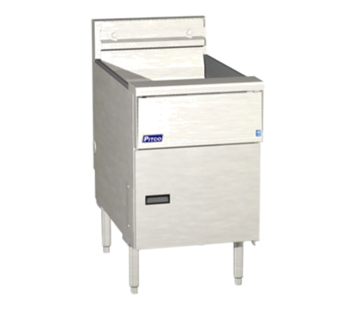 Pitco SE18R Solstice Fryer Electric Floor Model 70-90 lb Oil Capacity Solid State Controls Stainless Steel Tank
