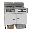 Pitco SELV184X-C/FD Solstice Reduced Oil Volume Fryer Electric 40 lb Oil Capacity Computer Controls Stainless Steel