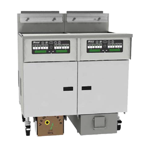 Pitco SSHLV184R-C/FD Solstice Supreme Reduced Oil Volume Fryer Gas Full Frypot 42 lb Oil Capacity Computer Controls