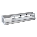 Turbo Air SAK-60L-N Refrigerated Sushi Case 59-3/4W x 14-1/8D x 11-1/2H 1.7 cu ft Capacity Stainless Steel