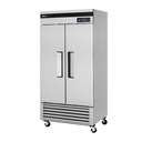 Turbo Air TSR-35SD-N6 Super Deluxe Refrigerator Two Section 29.19 Cu Ft Stainless Steel Energy Star