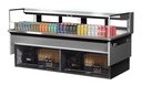Turbo Air TOM-72L-UFD-S-1SI-N Drop-In Horizontal Open Display Case 9.7 cu ft Capacity Self-Contained Refrigeration