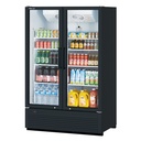 Turbo Air TGM-47SDH-N Super Deluxe Refrigerated Merchandiser 44.2 cu ft Energy Star Self Cleaning Condenser