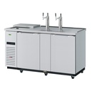 Turbo Air TCB-3SDD-N6 Super Deluxe Club Top Beer Dispenser 69-1/8W x 27-1/4D x 38-5/8H Stainless Steel