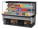 Turbo Air TOM-72L-UF-WB3SI-N Drop-In Horizontal Open Display Case 23.4 cu ft Capacity Self-Contained Refrigeration