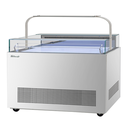 Turbo Air TOS-50NN-D-S Open Display Sandwich and Cheese Merchandiser with Glass Sneeze Guard 50 Inch Width