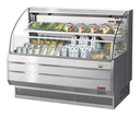 Turbo Air TOM-60LS-N Horizontal Open Display Merchandiser 12.3 cu ft Capacity Low Profile Self Cleaning Condenser