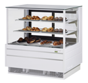 Turbo Air TCGB-48UF-DR-WB Bakery Dry Case 156 cu ft Capacity 48-1/2W x 33-1/8D x 50-1/8H LED Lighting Stainless Steel